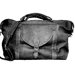 25" Leather Top Zip Travel Duffel