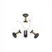 Treventi Three Light Side Ceiling Fan Light Kit