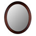 Premier Series Oval Mirror in Mahogany