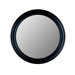 Round Mirror in True Black