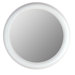 Round Mirror in Floral White