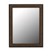 Mirror in Rubbed Mahogany and Antique Gold