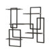 Mid Century 10 Bottle Wall Mounted Wine Rack
