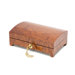 Small 3" High Bubinga Burl Jewelry Box