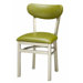 Steel Upholstered Back Side Chair