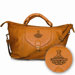 NHL Limited Edition Boston Bruins Stanley Cup Champs 25" Leather Top Zip Travel Duffel