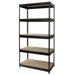 Iron Horse Rivet 72" H x 36" W Five Shelf Shelving Unit