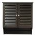 Ellsworth 2 Door Wall Cabinet with Full Towel Bar and One Inside Shelf