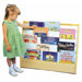 Two Sided Pic A Book Stand with Dry Erase Board and Storage Cubbie