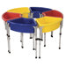 6 Station Ellipse Sand & Water Center w/ Lids