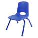 12" Plastic School Stack Classroom Chair with Matching Legs (Set of 6)