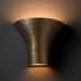 Ambiance Open Top and Bottom Large Round Flared Wall Sconce