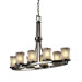 Dakota Veneto Luce 8 Light Oval Chandelier