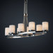 Dakota Limoges 8 Light Oval Chandelier