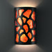 Ambiance Open Top and Bottom Small Cobblestones Wall Sconce