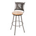 Sage 25" Swivel Counter Height Barstool in Distressed Pine