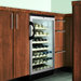 Wine Cellar with Adjustable Wine Shelves in Black