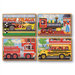 Vehicles in a Box Wooden Jigsaw Puzzle