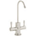 Contemporary Two Handle Single Hole Hot and Cold Water Dispenser Faucet