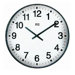 Oversized 19" Wall Clock with Black Frame