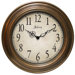 Atheneum Wall Clock in Antique Gold