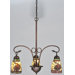 Lodge Pinecone Dome 3 Light Chandelier