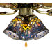4" W Tiffany Peacock Feather Fan Light Shade