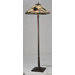 Tiffany Burgundy Pine Branch Mission Floor Lamp