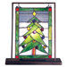 Christmas Tree Lighted Mini Tabletop Window