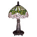 Tiffany Cabbage Rose Mini Lamp