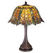 Tiffany Gothic Nouveau Duffner and Kimberly Shell and Diamond Table Lamp
