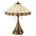 Tiffany Prairie Mackintosh Asian Checkerboard Table Lamp