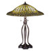 30" H Tiffany Lotus Leaf Table Lamp