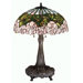 31" H Cabbage Rose Table Lamp