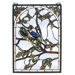 Lovebirds Stained Glass Window