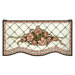 Tiffany Floral Cabbage Rose Stained Glass Window