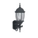 Tiverton 21.5"  Cast Wall Lantern in Black