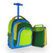 Lollipop Kid's Rolling Backpack with Lunch Bag