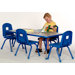 Toddler Height Rectangle Table