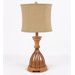 Ceramic and Wood Table Lamp