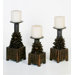 Pine Cone Candlesticks (Set of 3)