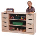 Eight Drawer Storage Unit