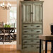 Down Home Kitchen Organizer Cabinet in Distressed Screen Door Finish
