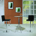 Adjustable Air Lift Bar Stool in Black