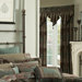 Galleria Chocolate Pole Top Drape (Set of Two)