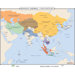 World History Wall Maps - Mongol Empires 13th Century