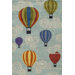 Lil Mo Whimsy Hot Air Balloons Kids Rug
