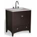 30.5" Single Vanity with Laundry Sink in Espresso