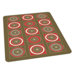 Floral Block Design Chair Mat