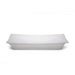 Rectangular Vitreous China Vessel Sink with Concave Corners in White
